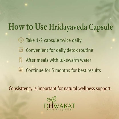 Hridayaveda - Ayurvedic Cholesterol Control Support Capsule