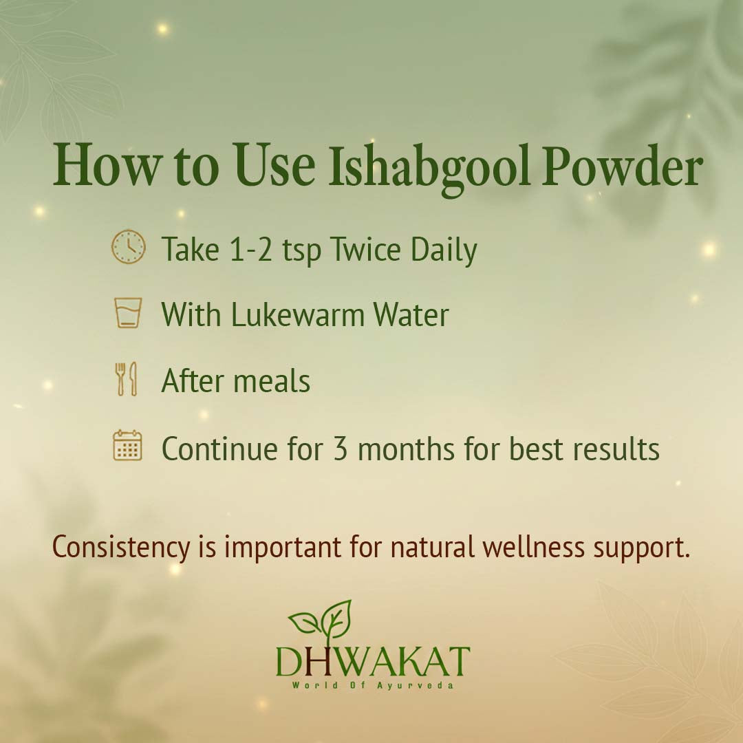 Ishabgool - Ayurvedic Constipation Support Powder