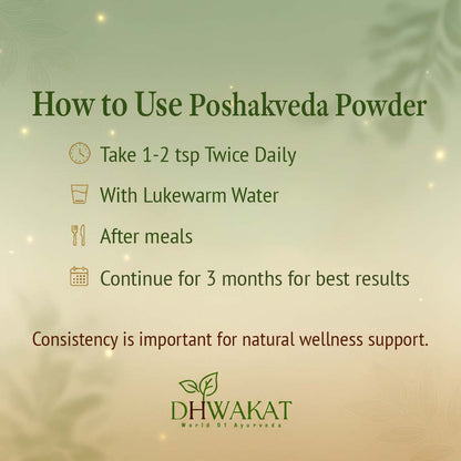 Poshakveda - Ayurvedic Weight Gain Support Powder