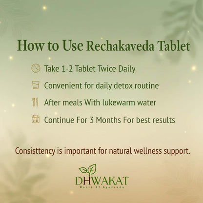 Rechaka Veda - Ayurvedic Constipation Support Tablets