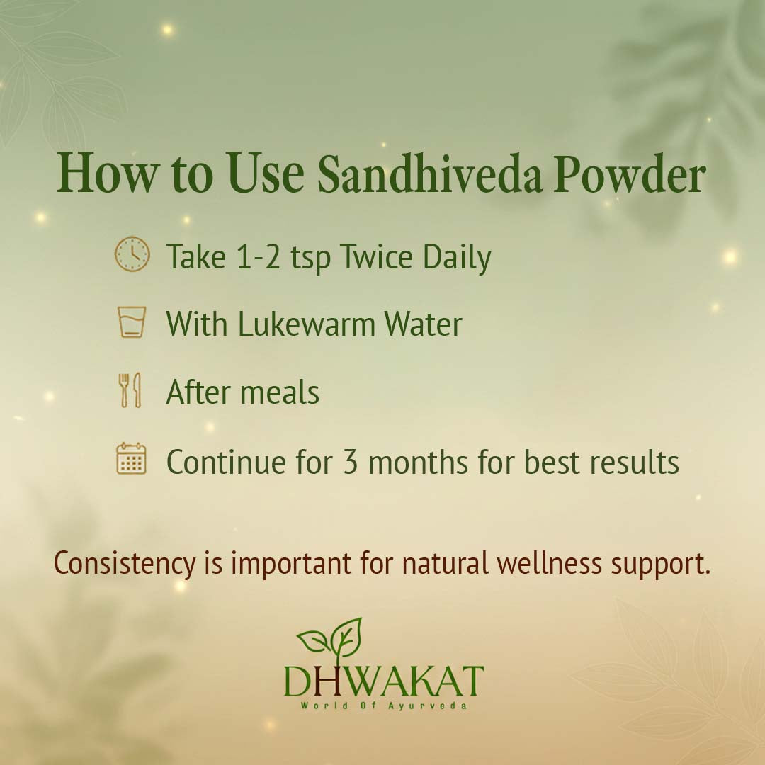 Sandhiveda - Ayurvedic Joint Pain & Arthritis Support Powder
