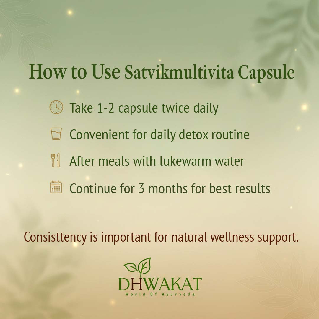 Satvik multivita - Ayurvedic Vitality Support Capsule