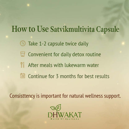 Satvik multivita - Ayurvedic Vitality Support Capsule