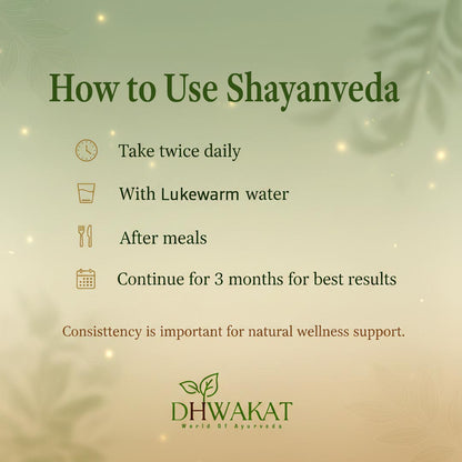 ShayanVeda - Ayurvedic Sleep Problems (Insomnia) Support