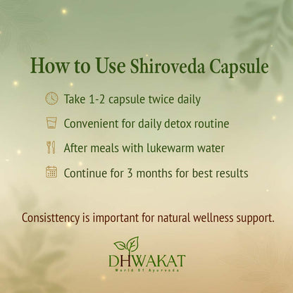 Shiroveda - Ayurvedic Migraine & Headache Support Capsule