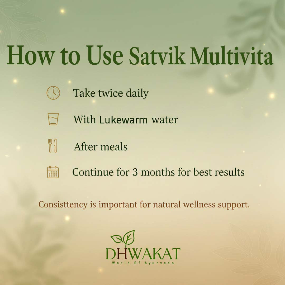 Satvik Multivita - Ayurvedic Vitality Support Syrup