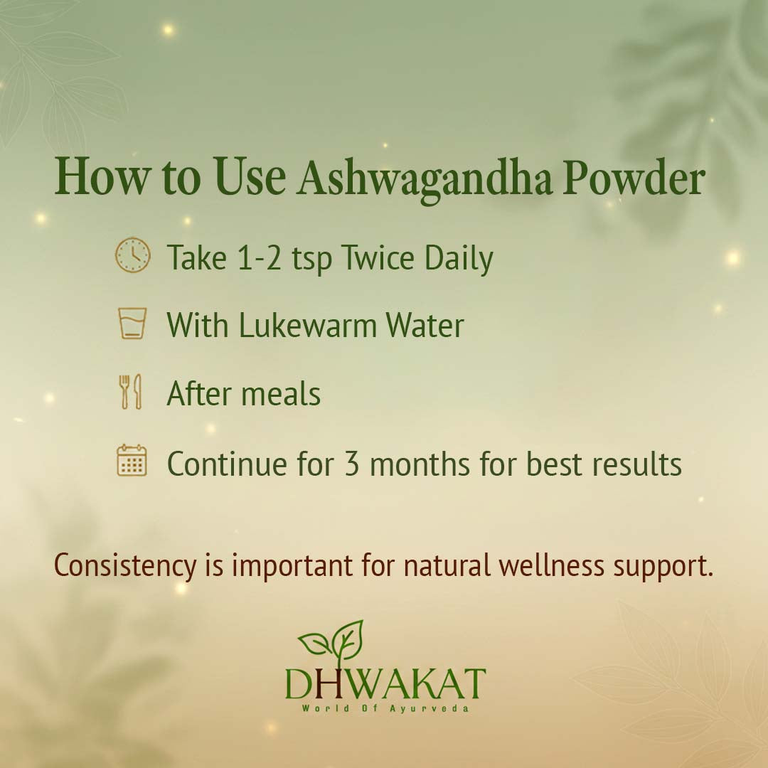 Ashwagandha - Ayurvedic Sexual welllness Support Powder