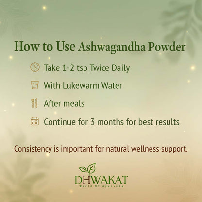 Ashwagandha - Ayurvedic Sexual welllness Support Powder