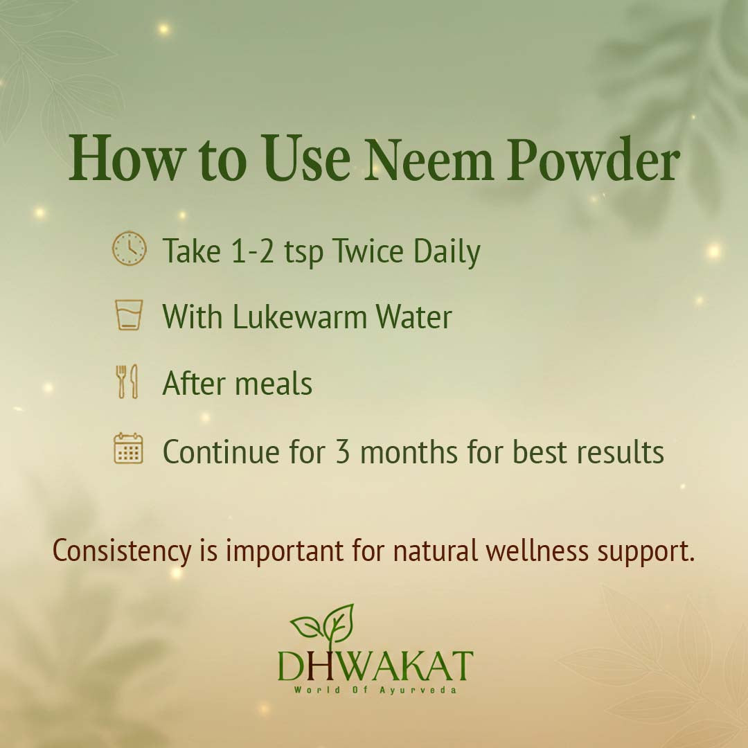 Neem - Ayurvedic Acne & Pimples Support Powder