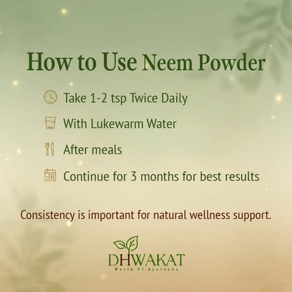 Neem - Ayurvedic Acne & Pimples Support Powder