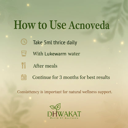 AcnoVeda - Ayurvedic Acne & Pimples Support Syrup