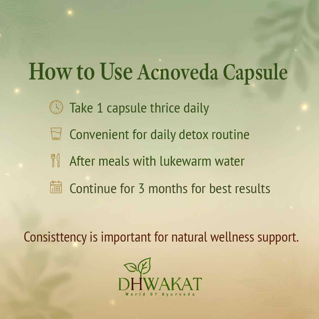 AcnoVeda - Ayurvedic Acne & Pimples Support Capsule