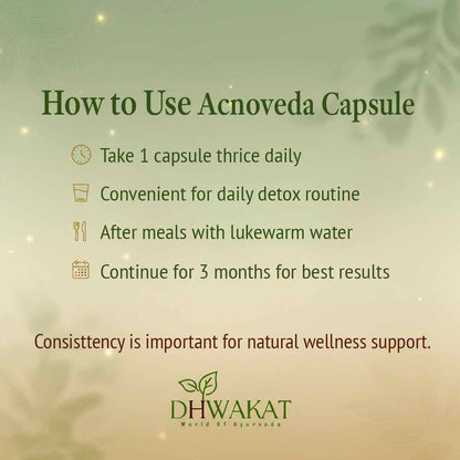 AcnoVeda - Ayurvedic Acne & Pimples Support Capsule