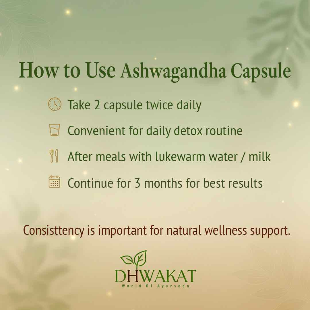 Ashwagandha - Ayurvedic Brain & Memory Support Capsule