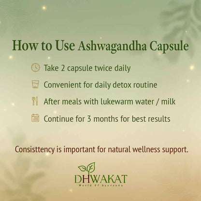 Ashwagandha - Ayurvedic Brain & Memory Support Capsule