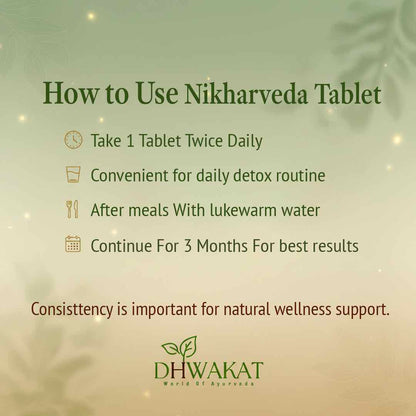 NikharVeda - Ayurvedic Skin Glow & Care Support Tablets