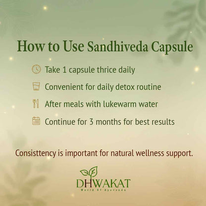 Sandhiveda - Ayurvedic Joint Pain & Arthritis Support Capsule